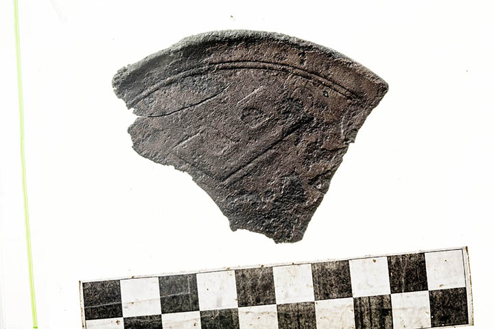 Mirror from the burial 27 after restoration