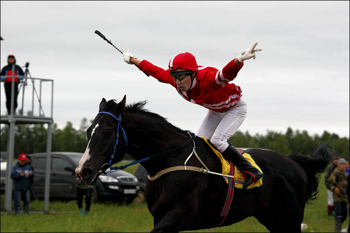 Horserace in Yakutia