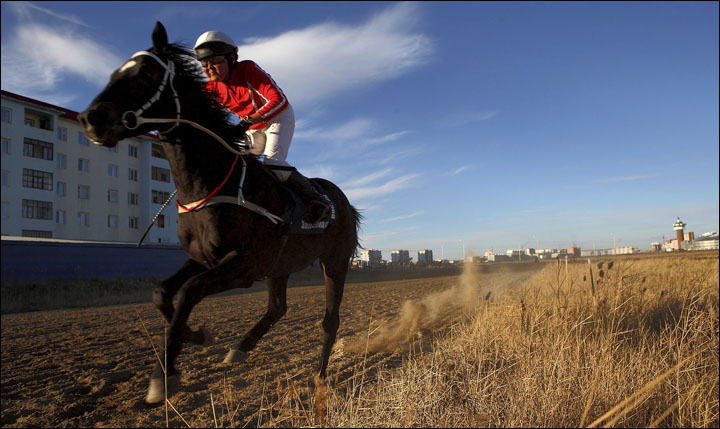 Horserace in Yakutia