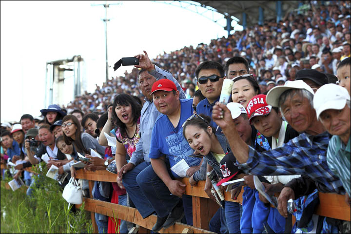 Horserace in Yakutia