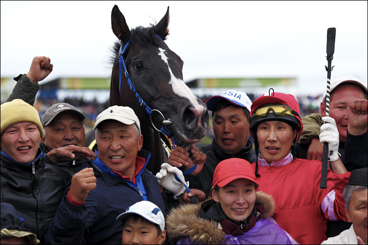 Horserace in Yakutia
