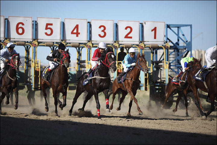 Horserace in Yakutia