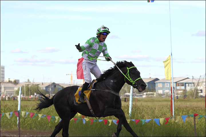 Horserace in Yakutia