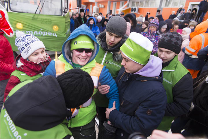 Olga Kosheleva sets the record