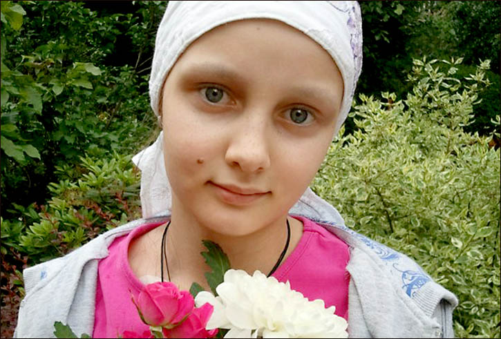 Kseniya Voronina, diagnosed with sarcome, from Barnaul